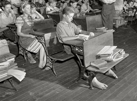 kids in 1940 barefeet.